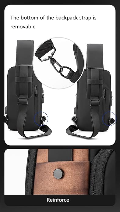 Unisex Stylish Sling Bag – Perfect for Travel, Office & Daily Use