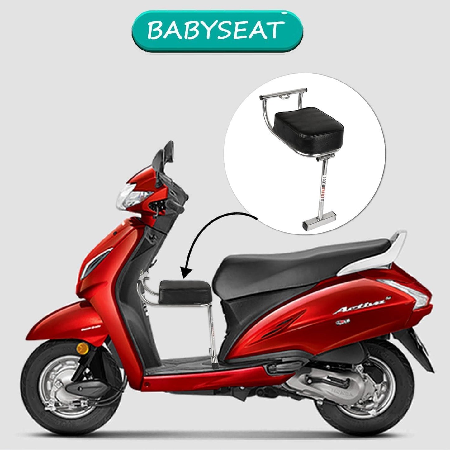 🛵 Portable Baby Seat for Scooters – Ride Safe, Ride Smart with Your Little One!